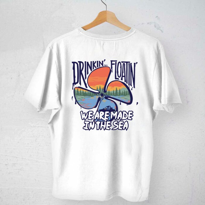 Camiseta Casual 7 Seas Drinkiin Floatin - Image 2